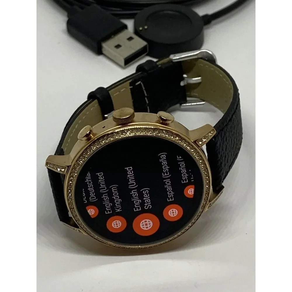 Fossil Gen 4 Authentic Digital Dial Smart Watch Custom Band FTW6011 QT520